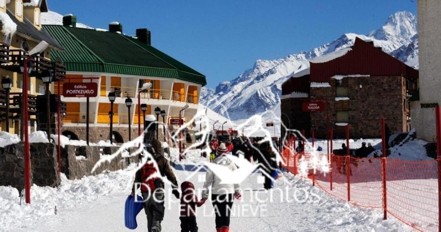 Hermoso Departamento Frente A Las Montanas Los Penitentes Esterno foto