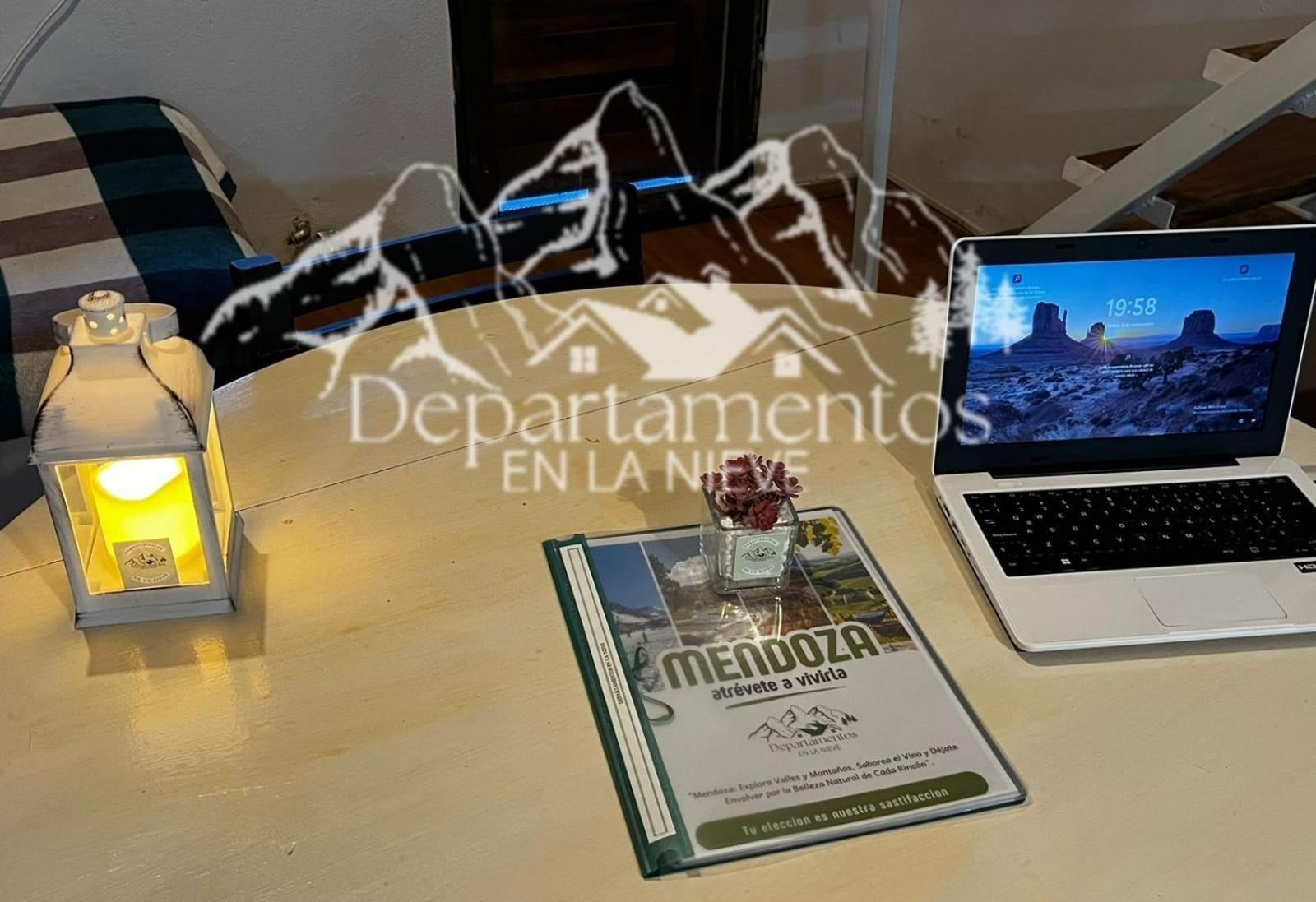 Hermoso Departamento Frente A Las Montanas Los Penitentes Esterno foto